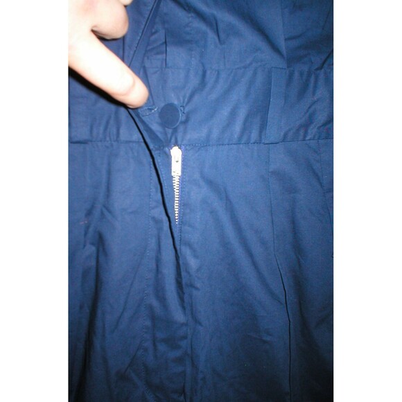 New Designer Richard Nicoll Jumpsuit 40 Womens 4 Navy Blue Long Sleeves NWT UK 8 - Picture 3 of 10